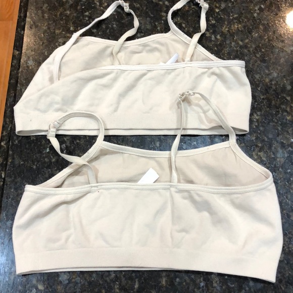 Set of 2 bralettes Nude. XS - Picture 2 of 2